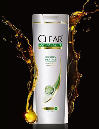 Clear Anti-Dandruff Shampoo - Ice Cool Menthol, 400 ml