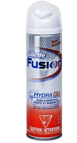 Gillette Hydra Gel Pure & Sensitive Fusion Gels