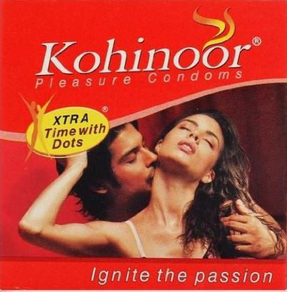 Kohinoor Condom Xtra Time Dots 10s