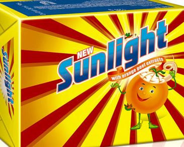 Sunlight Detergent Bar - with Orange Peel Extract, 150 gm